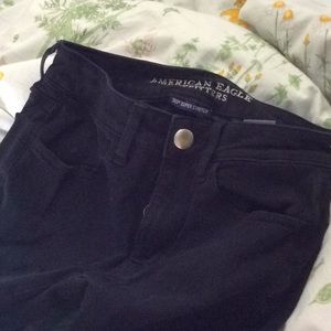American eagle high rise black skinny jeans